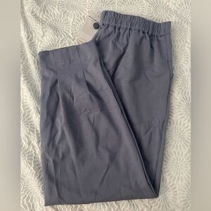Pretty Garden Grey blue lightweight tapered pants